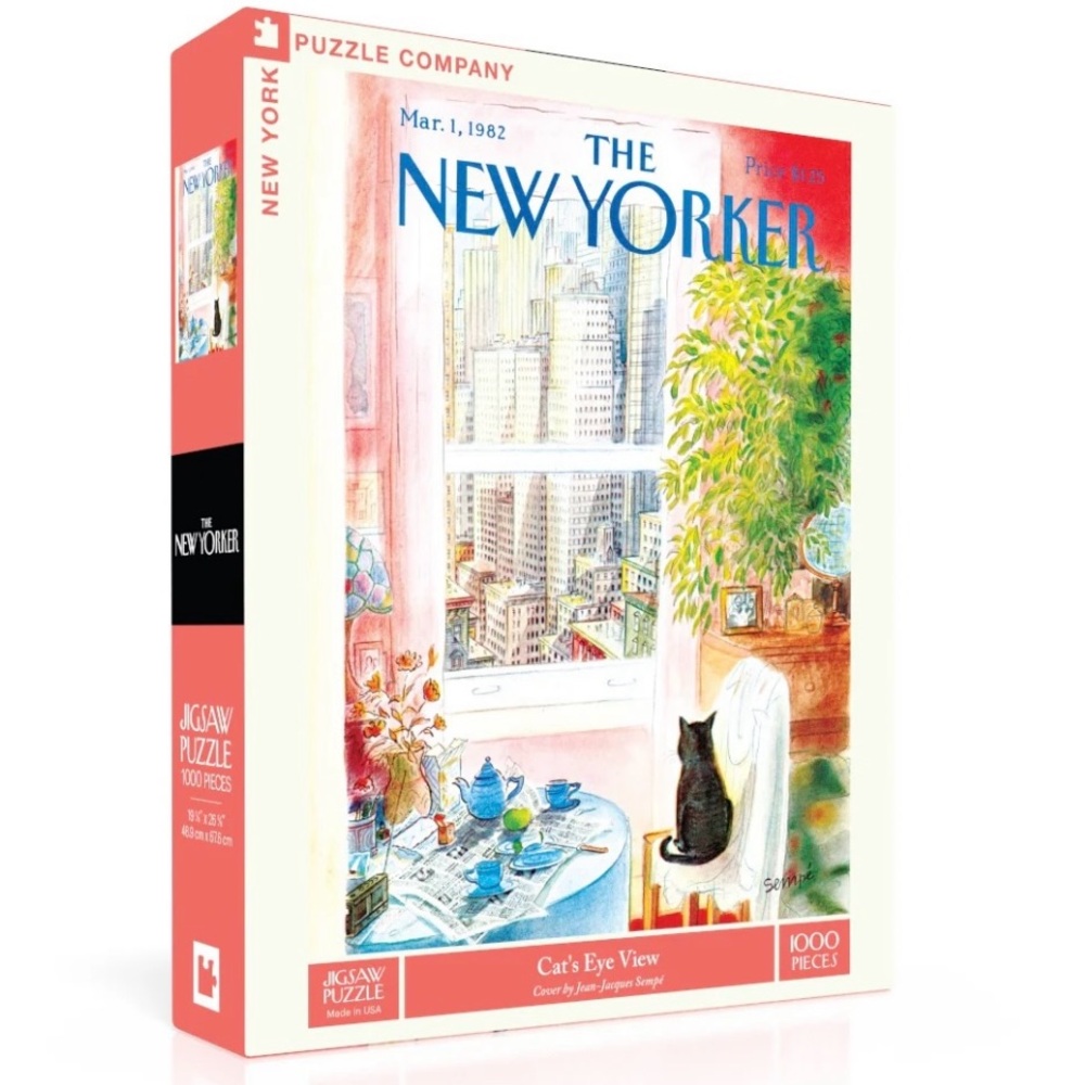 Cat’s Eye View Puzzle – 1000 Pieces – Jean-Jacques Sempé – The New Yorker Co